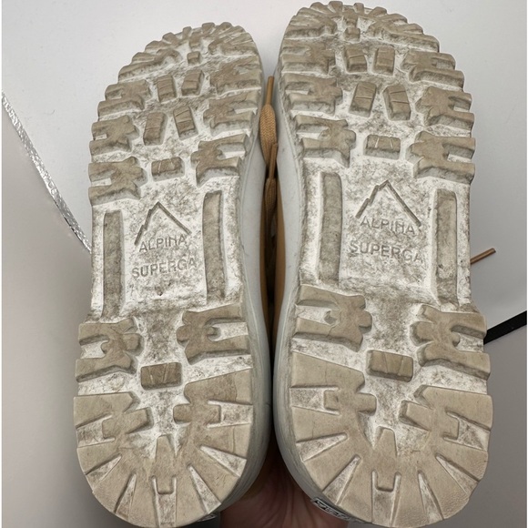 Superga Unisex 2341 Alpina Cotu Lug Sole Leather High Top Sneakers W 9 M… - Picture 8 of 10